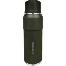 Braventa Collection Freecamp Martinez Termos 1 Litre, Yeşil, Medium