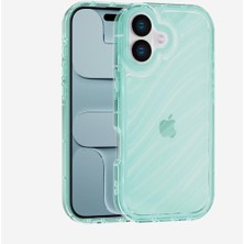 Vissona iPhone 17 Uyumlu Telefon Kılıfı Kamera Çıkıntılı Kabartmalı Parlak Desenli Darbe Emici Silikon Kılıf