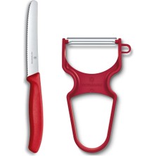 Braventa Collection Soyacak ve Sofra Bıçağı Seti, 2 Parça Kırmızı