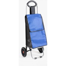 PremiumPort Pratik ve Hafif 30LT Çok Renkli Kumaş Pazar Arabası DM-401