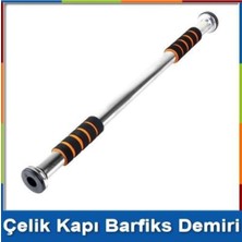 Feyza Design 100CM Çelik Kapı Arası Barfiks Bar Kolu Spor Aleti Kası Güçlendirme