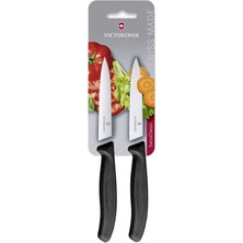 Braventa Collection Mutfak Bıçağı Swiss Classic Bıçağı 1 Dalga 1 Normal Siyah Blister Uzunluk: 10 Cm, 6.7793.B