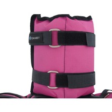 Feyza Design El ve Ayak Bilek Ağırlıkları, 4 kg Toplam, Pembe, Fizik Tedavi ve Pilates Için Ideal