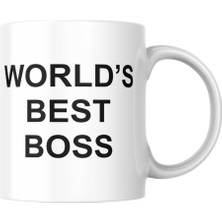 Braventa Collection World's Best Baskılı Kupa Bardak Hediyelik Çay Kahve Kupası Coffee Mug
