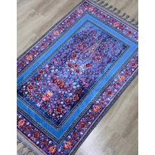 Prayer Rug Dokuma Taban Örgü Püsküleri ve Ipek Kadar Yumuşak Yüzeyiyle Bambu Seccade Namazlık 80X125 cm