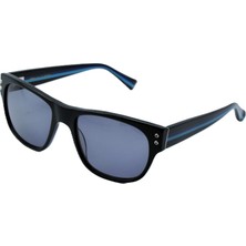 Sama Hı 55 Black Blue Solıd Gray Sıyah Mavı  Polarize Gri Unısex Güneş Gözlüğü