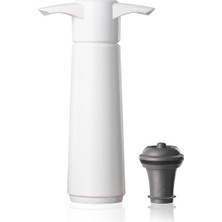 Braventa Collection Şarap Vakum Seti - 1 Pompa 1 Tıpa / Beyaz