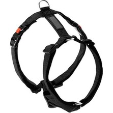 Braventa Collection Teflon Kilitli Göğüs Tasması, 45-70 Cm, Siyah