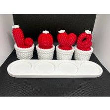 3D Boyuthane Love Bahçesi – Dekoratif Tasarım Obje Seti
