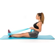 Feyza Design Esneklik ve Dayanıklılık Sağlayan Mavi Egzersiz Lastiği, Fitness Için Ideal