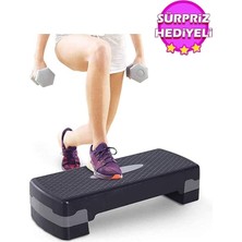 Feyza Design Iki Kademeli Ayarlanabilir Step Tahtası, Çok Yönlü Egzersiz Için Uygun