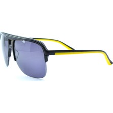 Sama Fly 63 Mbk Yellow Solıd Gray Sıyah Sarı Gri Erkek Güneş Gözlüğü