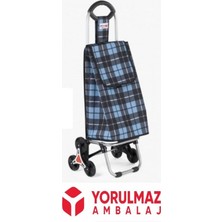 PremiumPort Üç Tekerlekli Pazar Arabası Çantalı, Pratik ve Şık Taşıma Çözümü