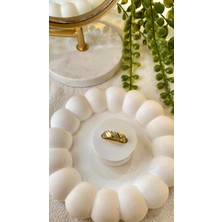 Vıp 14K Xuping Taşlı Yatay Çizgiler Yüzük