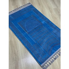 Prayer Rug Dokuma Taban Örgü Püsküleri ve Ipek Kadar Yumuşak Yüzeyiyle Bambu Seccade Namazlık 80X125 cm