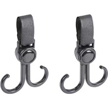 Braventa Collection 2'li Bebek Arabası Motor Bisiklet Eşya Taşıma Aparatı Plastik Kanca