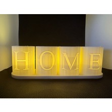 3D Boyuthane Home Işığı – Dekoratif Mumluk Seti