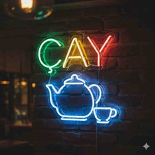Kamer Neon LED Işıklı Çay Demlik Cafe