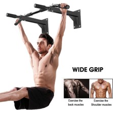 Feyza Design Sağlam Duvara Monte Barfiks Çekme Aleti, Ev ve Spor Alanı Için Ideal