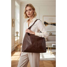 Benerly Kadın Omuz Çantası Fermuar Detaylı Yumuşak Form Efektli Doku Geniş Iç Hacimli Günlük Kullanım