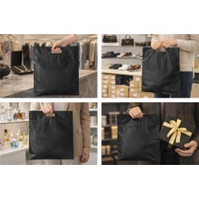 PremiumPort 40X50CM Siyah Nylon Çanta Paket – 100 Adet Çok Amaçlı Torba