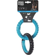 Braventa Collection Rıng Kıng Köpek Oyuncağı Double Blue/