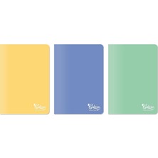 Braventa Collection Kamuflaj Desen A4 Okul Defteri, 80 Yaprak Kareli 4'lü Paket