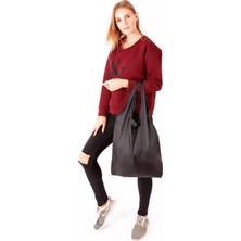 PremiumPort Iki Adet Katlanabilir Kumaş Alışveriş Çantası, Pratik ve Şık Kullanım