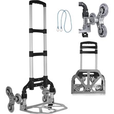 PremiumPort Pro Seri 6 Tekerli Katlanabilir Taşıma Arabası 80KG Kapasiteli