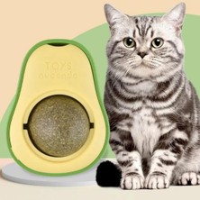 Braventa Collection Avokado Kedi Nanesi Kedi Otu Topu Kedi Oyuncağı Yapışkanlı Catnip