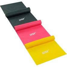 Feyza Design Esneklik ve Güç Kazandıran 3'lü Pilates Bant Seti, Ev ve Spor Salonu Kullanımı