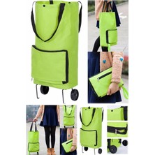 PremiumPort Pratik ve Hafif Katlanabilir Pazar Arabası, Kolay Taşıma ve Saklama