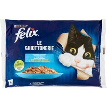 Braventa Collection Multipack Somonlu ve Ton Balıklı Yetişkin Kedi Yaş Maması 4X85GR