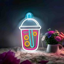 Kamer Neon LED Işıklı Bubble Tea