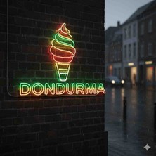 Kamer Neon LED Işıklı Dondurma