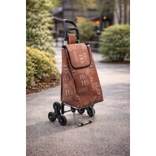 PremiumPort 3 Tekerlekli Su Geçirmez Alüminyum Pazar Arabası, Pratik ve Şık Tasarım