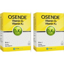 Feyza Design Sağlık Desteği Vitamin D3K2 20ML 2'li Set, Güçlü ve Doğal Formül