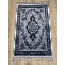 Prayer Rug Dokuma Taban Örgü Püsküleri ve Ipek Kadar Yumuşak Yüzeyiyle Bambu Seccade Namazlık 80X125 cm