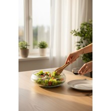 Kitchenboost Cam Salata Kasesi - 30 cm Orta Sunum Kasesi - Çok Amaçlı Kase Meyvelik