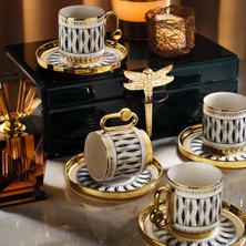 Braventa Collection Dawn 6 Kişilik Türk Kahve Fincan Takımı