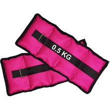 Feyza Design El ve Ayak Güçlendirme Seti, 2 Adet, Pembe, 0.5 kg x 2 Adet