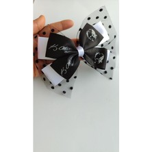 Kirpi Toka Siyah Kemal Atatürk İmza Baskılı Kuyruklu Toka 10 Kasım 29 Ekim Cumhuriyet Bayramı Saç Tokası