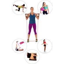 Feyza Design Çoklu Spor Seti: Lastik, Denge Topu, Band, Atlama Ipi, Kemer