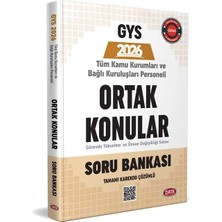 Data Yayınları Data 2026 GYS ve Unvan Değişikliği Ortak Konular Soru Bankası - K