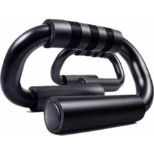 Feyza Design Dayanıklı Siyah Max Tech Çelik Şınav Aleti, Ev ve Spor Kullanımı