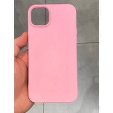 Iphone 14 Plus ve 15 Plus Uyumlu Içi Kadife Koruyucu Lansman Silikon Kılıf