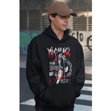 Sevbano Efsane Michael Jackson The King Baskılı Unisex Oversize Şarkıcı Hoodie
