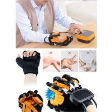 Feyza Design Çift Eldivenli Sol El Rehabilitasyon Robotu, Ayna Modu, Taşınabilir, Şarjlı