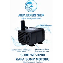 Sobo WP-3200 Akvaryum Kafa Sump Motoru 300LT/SAAT