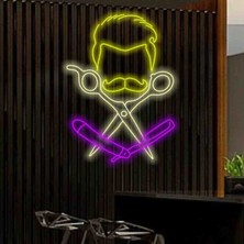 Kamer Neon LED Işıklı Berber Kuaför